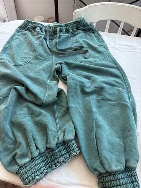 Free People Teal Jogger Sweatpants